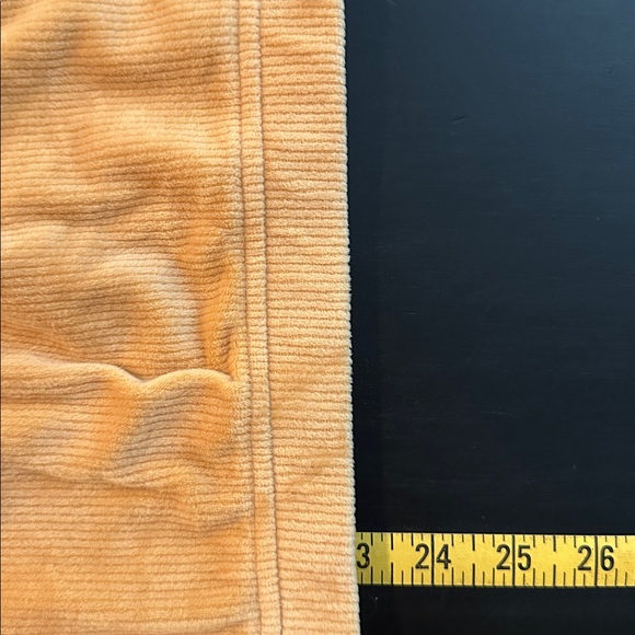 EUC New York & Company Tan lounge Velour Stretchy Crew Neck Top - Picture 3 of 6